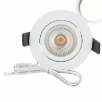 LED Einbauleuchte Slim68 MiniAMP weiß, rund, 8W, 24V DC, neutralweiß, nicht dimmbar