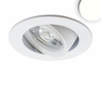 LED Einbauleuchte Slim68 MiniAMP weiß, rund, 8W, 24V DC, neutralweiß, dimmbar