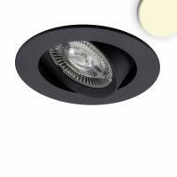LED Einbauleuchte Slim68 schwarz, rund, 9W,...