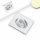 LED Einbauleuchte Slim68 weiß, eckig, 9W, warmweiß, dimmbar