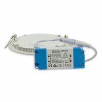 LED Downlight, 9W, rund, ultraflach, blendungsreduziert,...