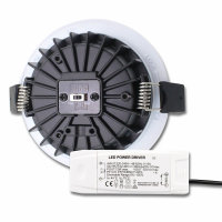 LED Einbaustrahler Sys-90, 12W, ColorSwitch 3000|4000K, dimmbar (exkl. Cover)