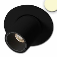 LED Einbauleuchte Pipe MiniAMP schwarz, 3W, 24V DC,...