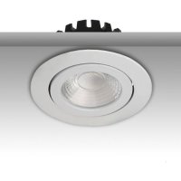 LED Einbaustrahler, weiß, 8W, 60°, rund, warmweiß, IP65, dimmbar