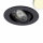 LED Einbauleuchte Slim68 Alu schwarz, rund, 9W, warmweiß, DALI dimmbar