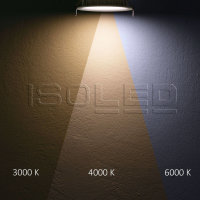 LED Downlight Reflektor 12W, 60°, 150lm/W, UGR<19, ColorSwitch 3000|4000|6000K, dimmbar
