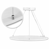 LED Office Hängeleuchte Up+Down, 20+20W, DN610, weiß, UGR<19, 4000K, dimmbar