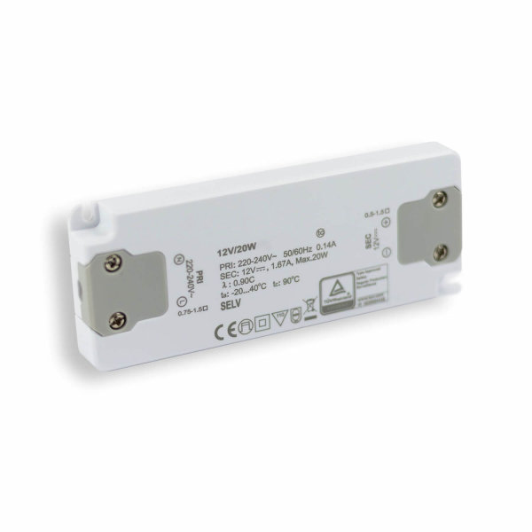 LED Trafo 12V/DC, 0-20W, ultraslim online kaufen