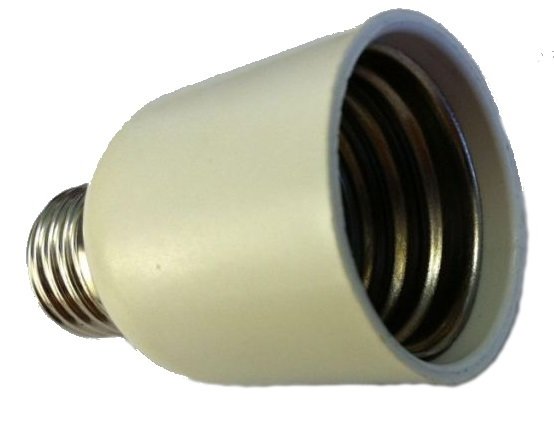 Adapter für LED Lampen von E27 auf E40 (Fassungsadapter)