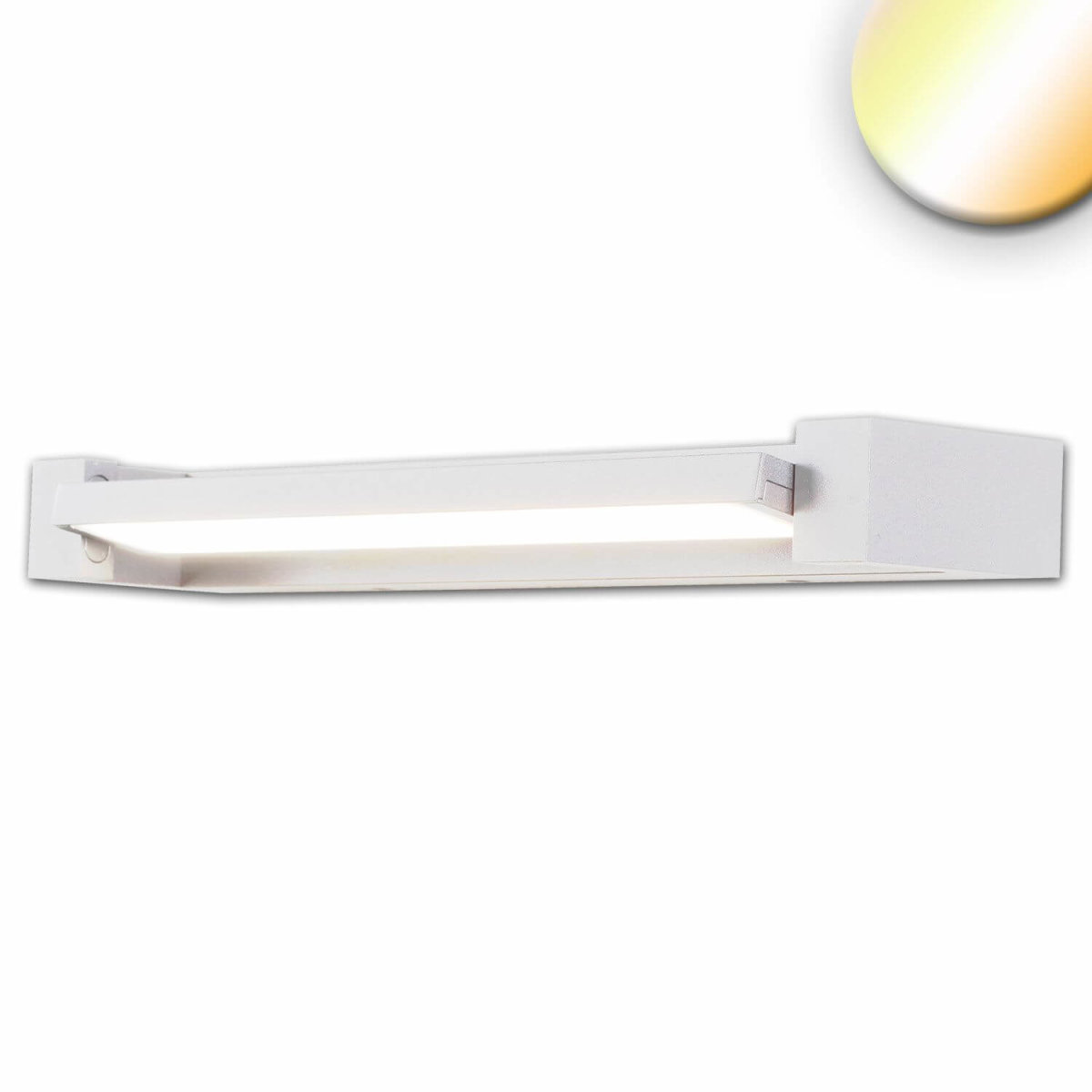 schwenkbar, ColorSwitch LED 20W, 2700|3000|400 weiß, 700mm, Wandlampe