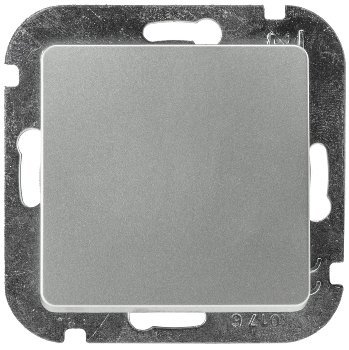 DELPHI Wechsel-Schalter, UP, silber 250V~/ 10A, Steckanschluss, ohne Rahmen