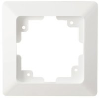 MILOS 1-fach Rahmen Matt Weiß