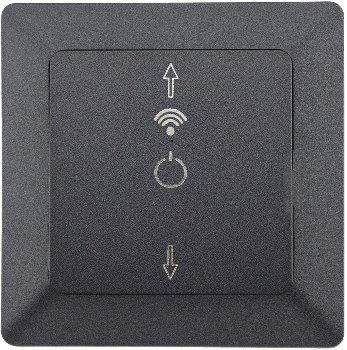 MILOS WiFi Rolladensteuerung, Anthrazit Android + iOS- App,Alexa/Google tauglich