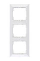 Mutlusan Candela 3-fach Rahmen vertikal weiss für 3...