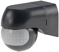 Aufputz Bewegungsmelder "CBM-Slim" 180° LED geeignet, IP44, 1-800W, anthrazit