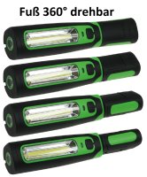 LED Stableuchte mit Akku "FlexiLED 300" LiIon Akku, Magnethalter, 3W, 270lm,IP44