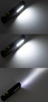 LED Stableuchte mit Akku "FlexiLED 880" Ladeschale, Magnetfuß,10W, 880lm,IP67