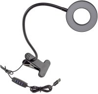 LED Klemmleuchte mit USB-Betrieb 40cm Schwanenhals, dimmbar, 55lm