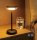 LED Akku-Tischleuchte "Foco Luz" 2900K, IP44, dimmbar, 26cm, matt schwarz