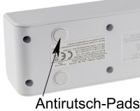 Steckdosenleiste mit Ladebuchsen für USB USB-A /USB-C,5-fach, weiß, 1,5m Kabel